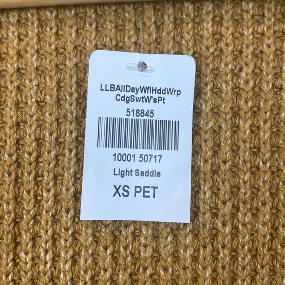 L.l.bean • All-Day Waffle Sweater, Hooded Wrap Cardigan - Picture 13 of 16